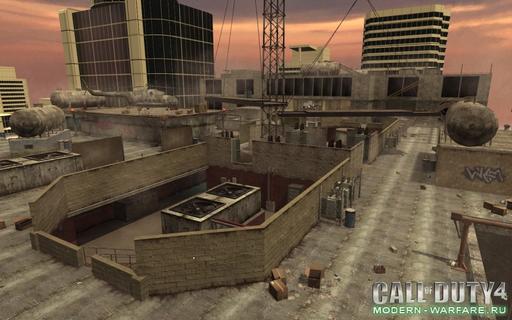 Call of Duty 4: Modern Warfare - Карта Highrise из MW2 для Cod4 